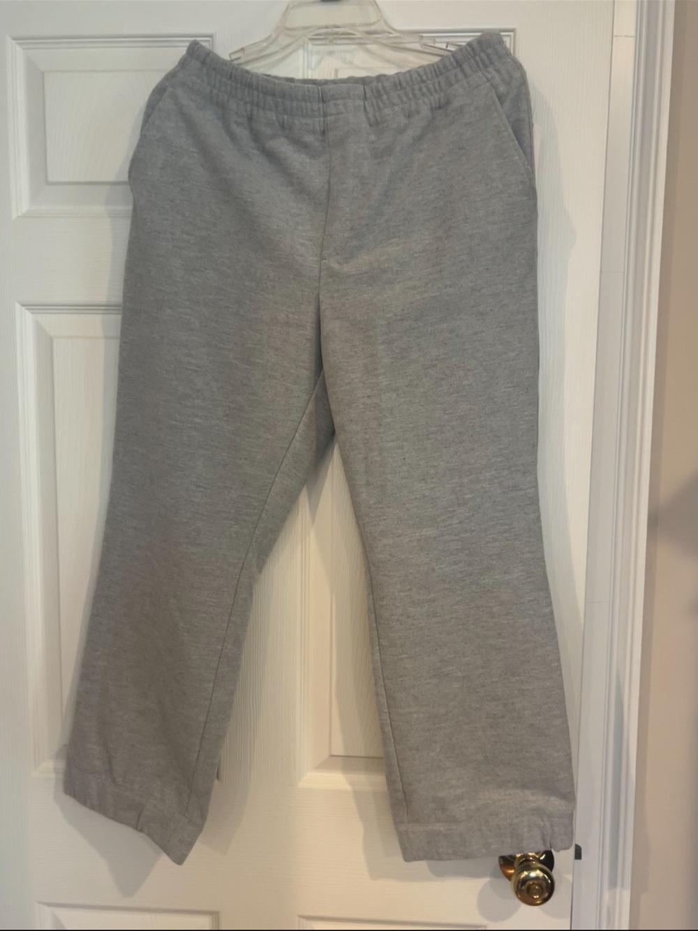 Anthropologie Gray Cropped Sweatpants
